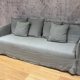 4-seater sofa blue grey stitching ghost 12 - gervasoni