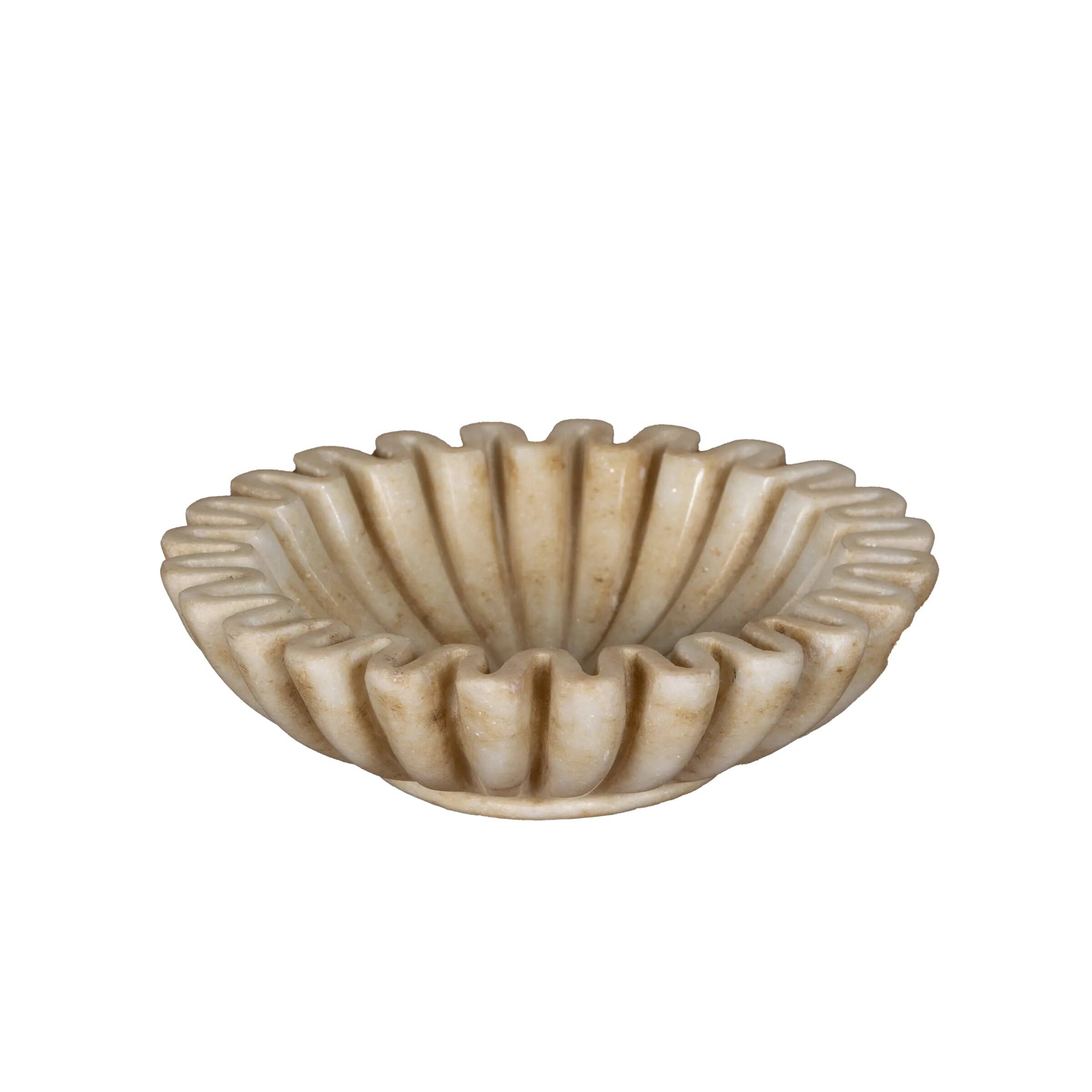 Makrana - Carved white marble cup no. 2