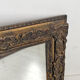 Miroir style Louis XV en bois et stuc doré - 60x49cm