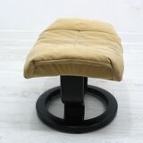 Upholstered  stool or ottoman, 1980s