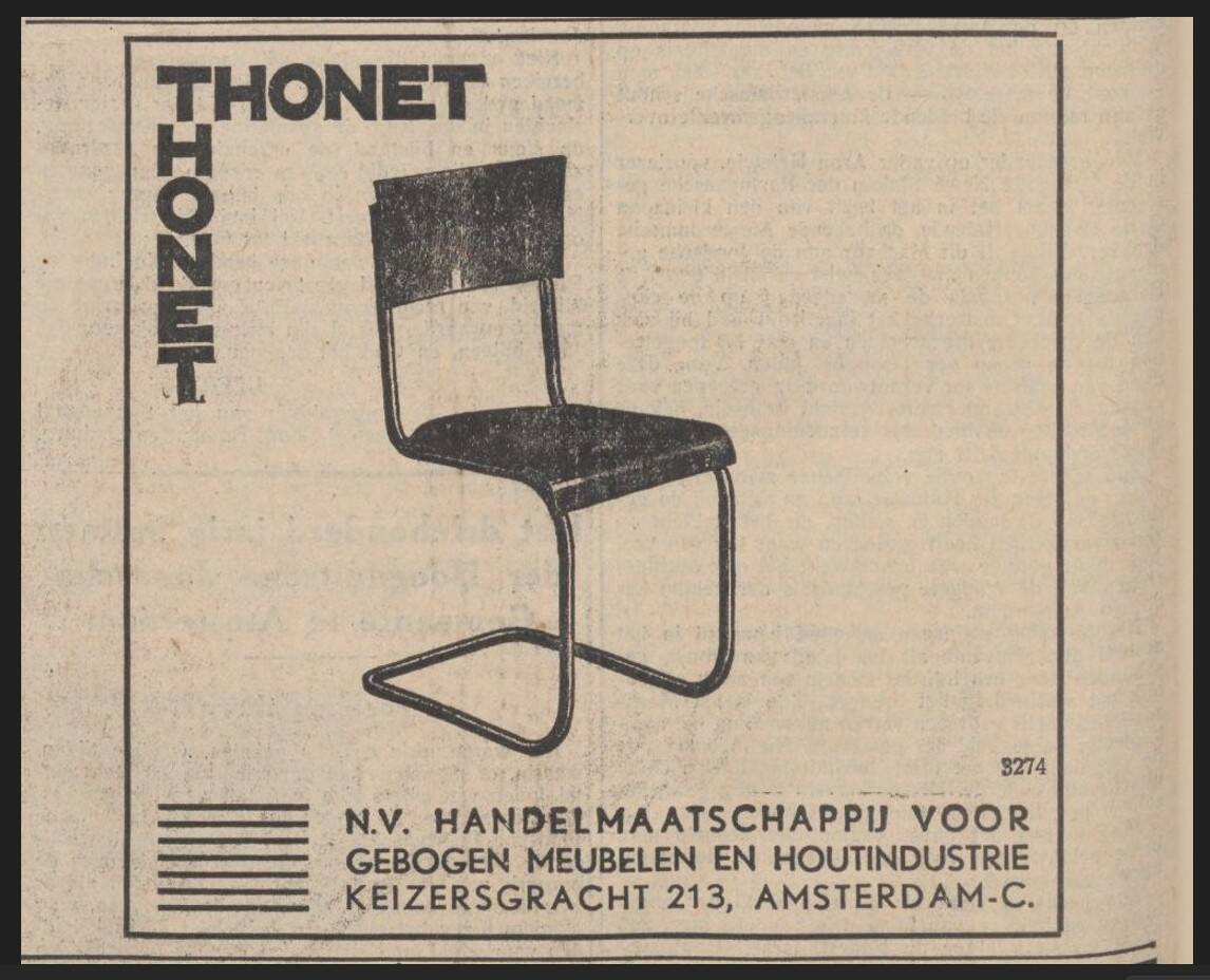 1930s Bauhaus Mart Stam chair