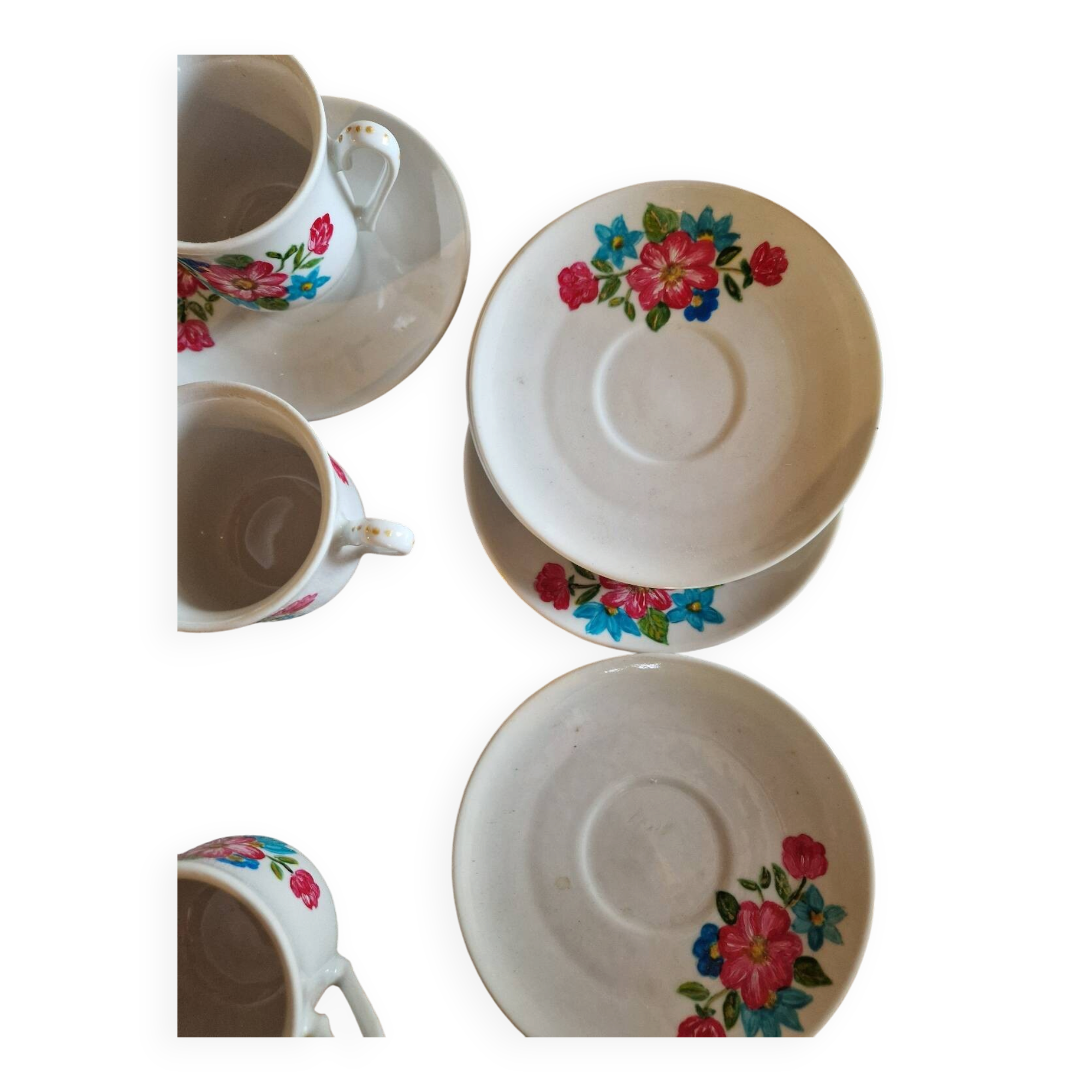 Hand-painted coffee service