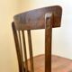 2 chaises bistrot Baumann en bois foncé