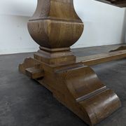 Table de monastère en chêne massif