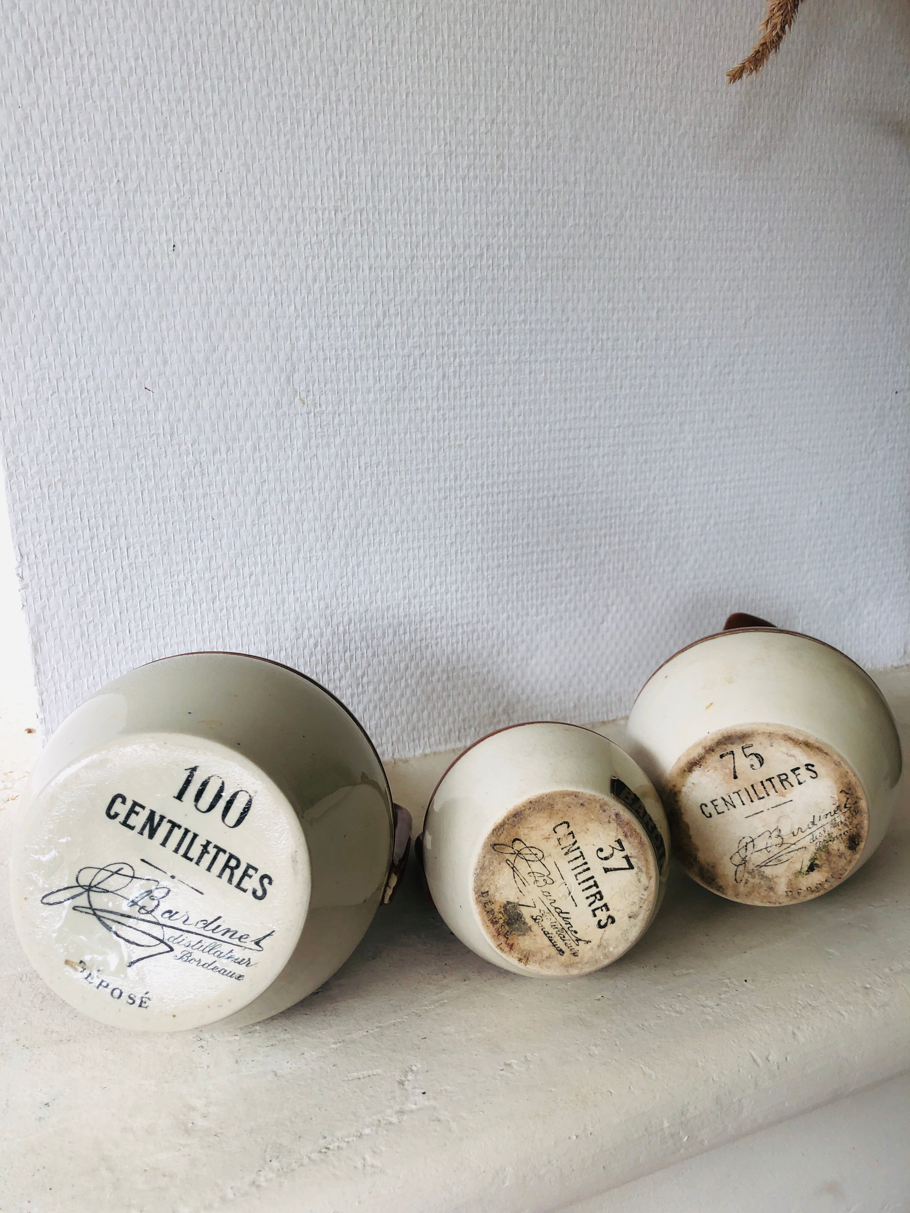 Sandstone jugs - bardinet - 60s