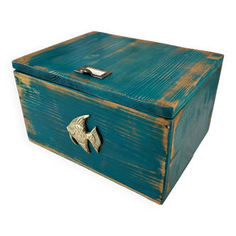 La caisse bleue “Le livre du marin”