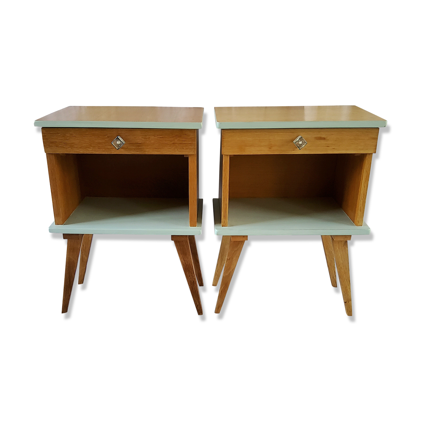 Pair of bedside tables 50s