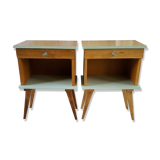 Pair of bedside tables 50s