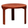 Wooden side table with vintage 70s