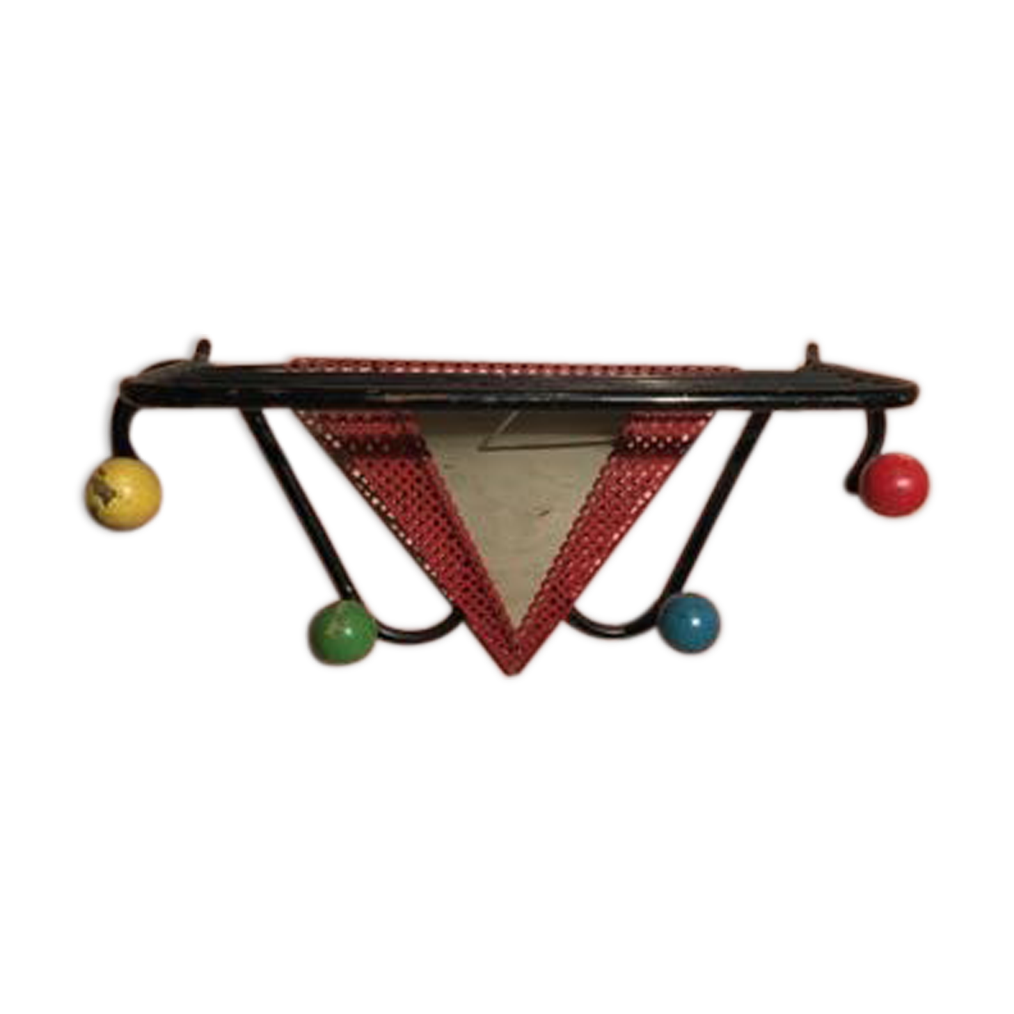 Vintage wall coat holder