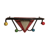 Vintage wall coat holder