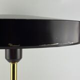 Brown and gold table lamp Timor 69 by Louis Kalff for Philips