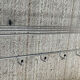 Porte manteau vestiaire mural en inox années 50-60