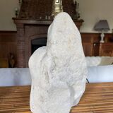 Raw stone lamp