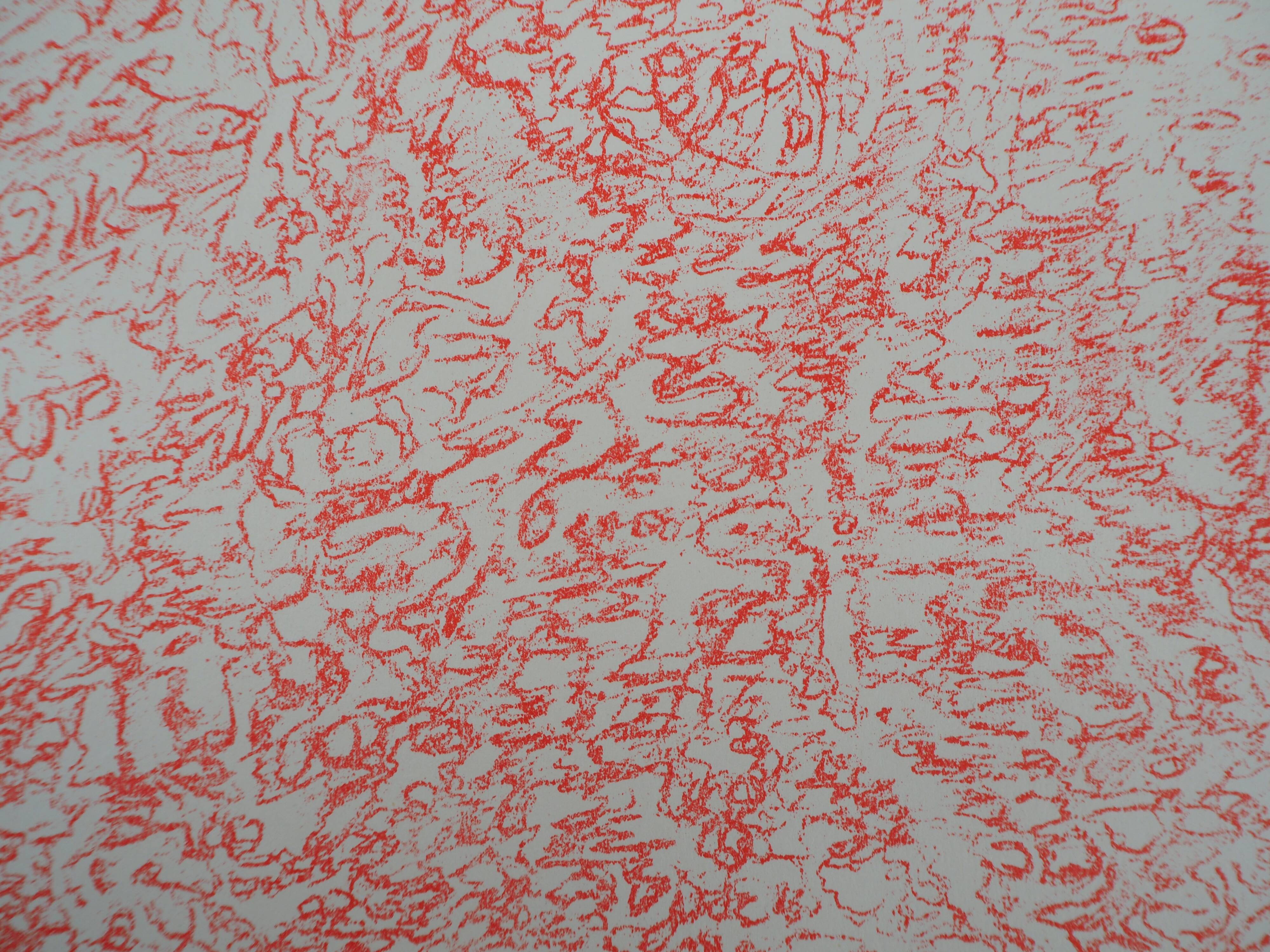 Henri michaux: composition - original lithograph