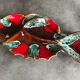 Vallauris compartmentalized dish fish shape polychrome ceramic 47 cm