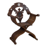 Syrian walnut armchair – late 19th century