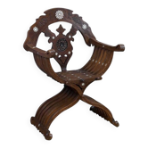 Fauteuil syrien en noyer – fin XIXe