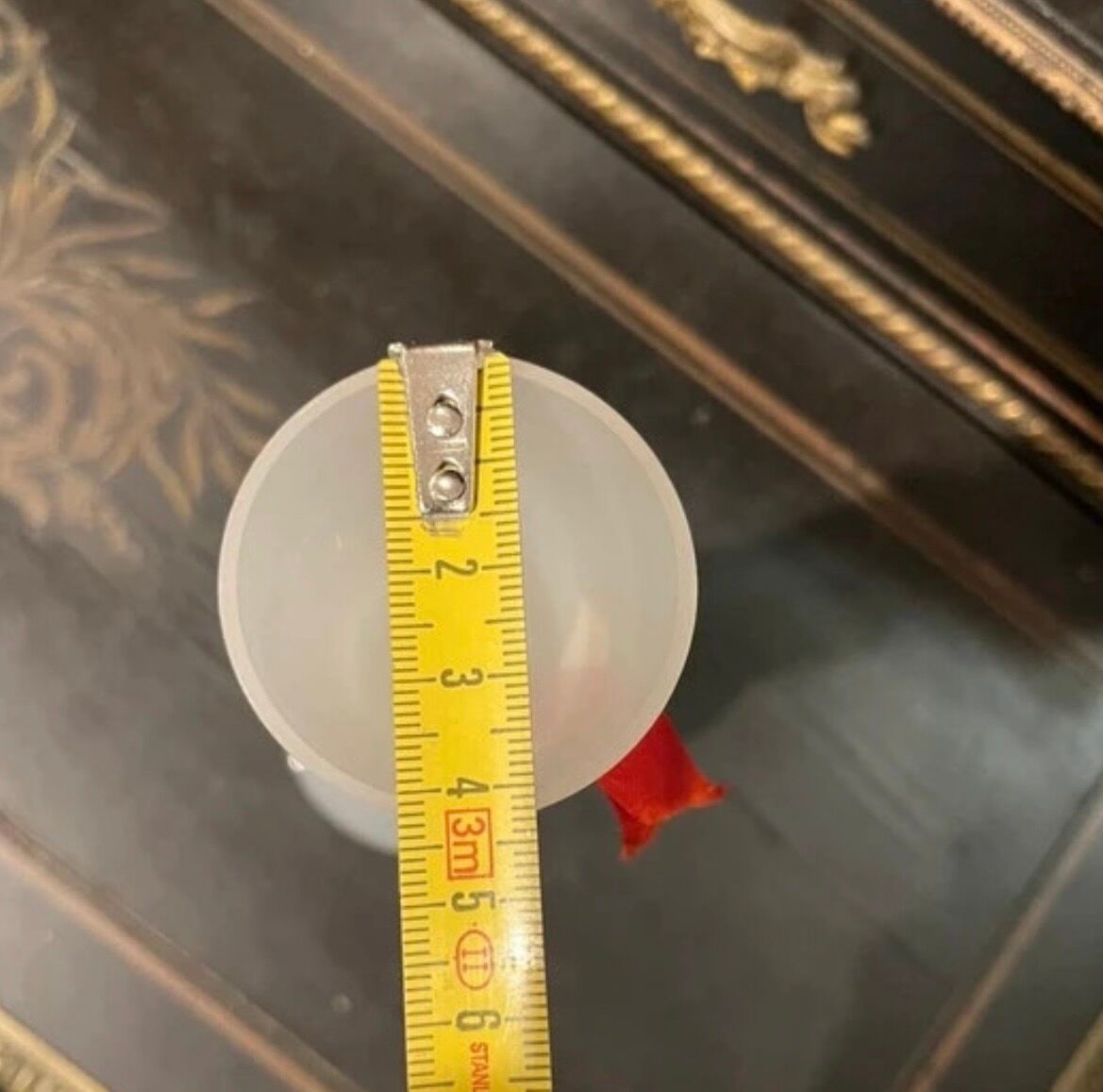 Opaline vase from Lorraine