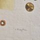 La Roche Laffitte (Born in 1943) - Watercolour drawing on silk - Palm tree