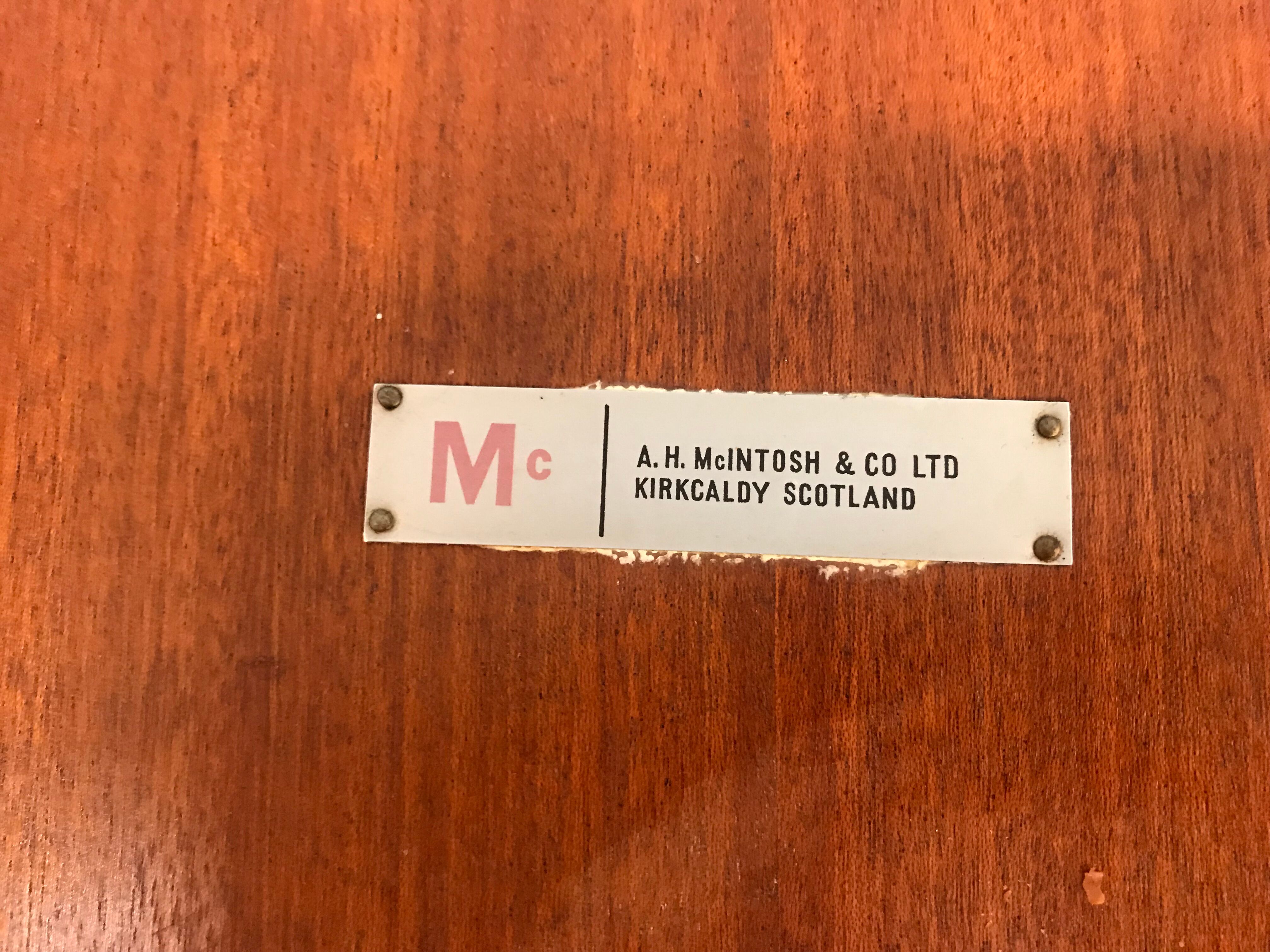 Vintage teak McIntosh dining table