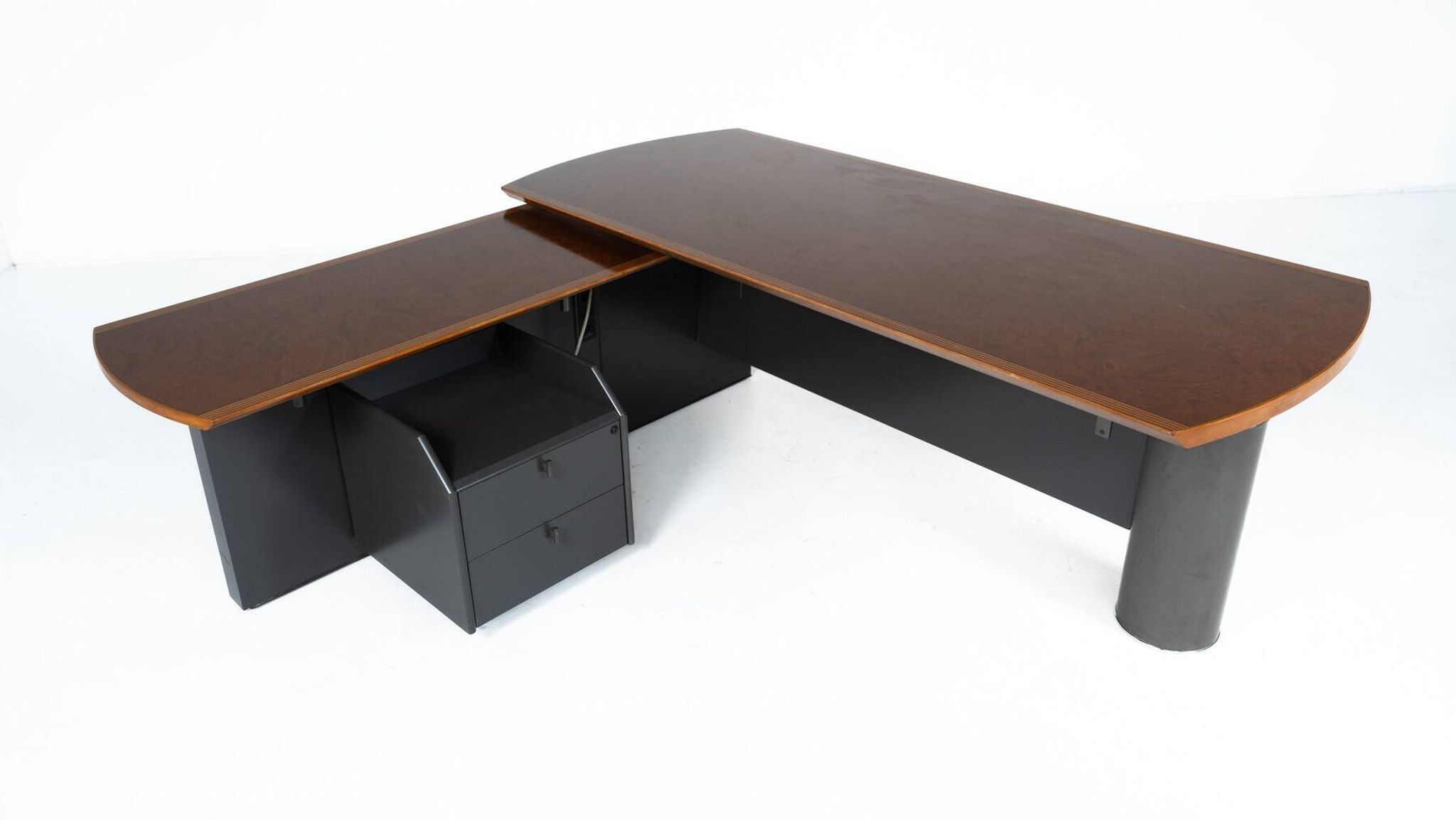 Large Artona Desk by Afra & Tobia Scarpa for Maxalto, 1970s