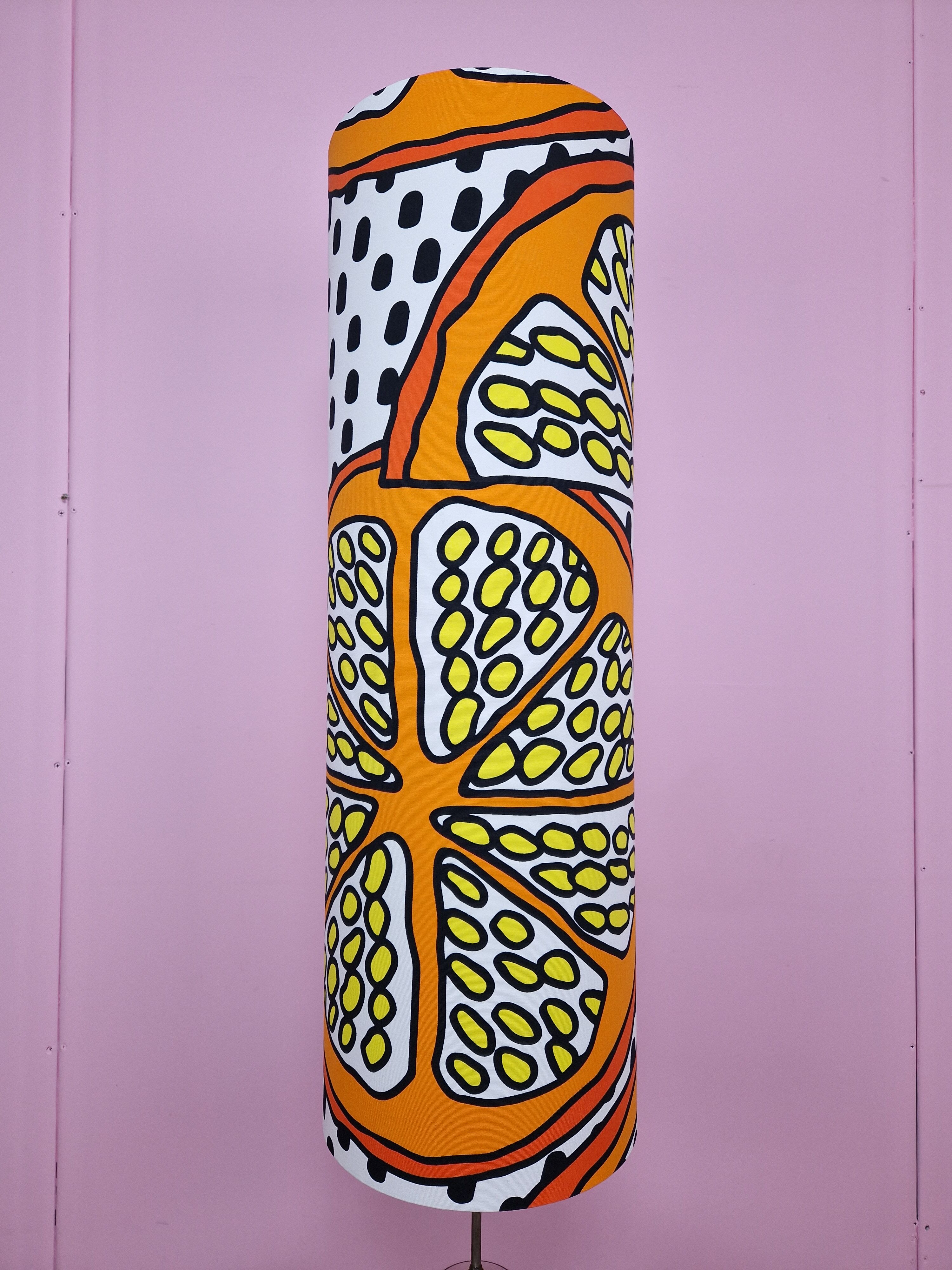Floor Lamp with Illuminated Glass Base from Doria Leuchten, 1960s