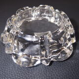 Crystal glass ashtray