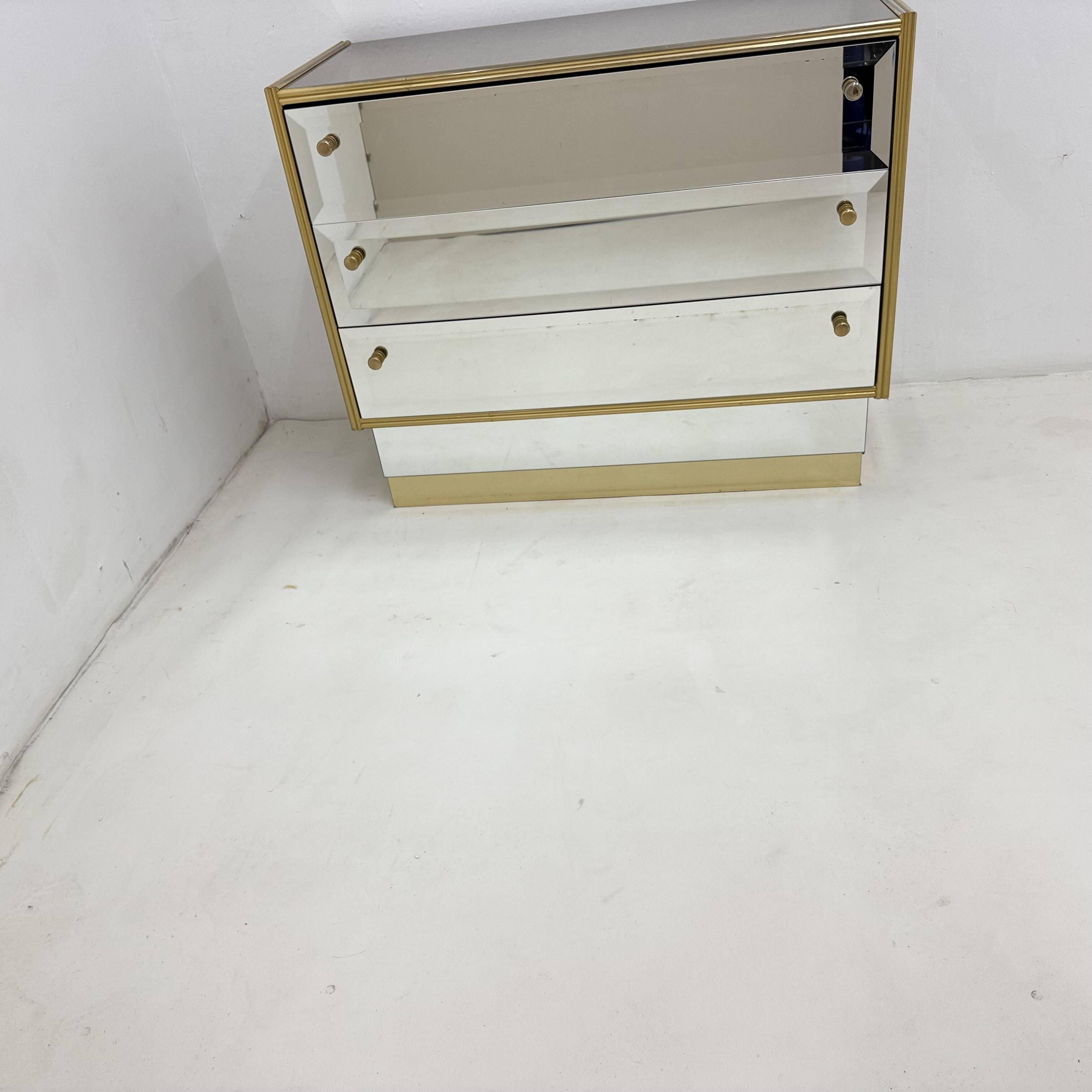 Commode à miroir Schöninger du milieu du siècle, années 1970