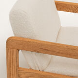 Pair of Thonet Armchairs in Bouclé
