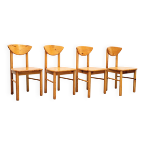 Ensemble de 4 chaises - manger pin