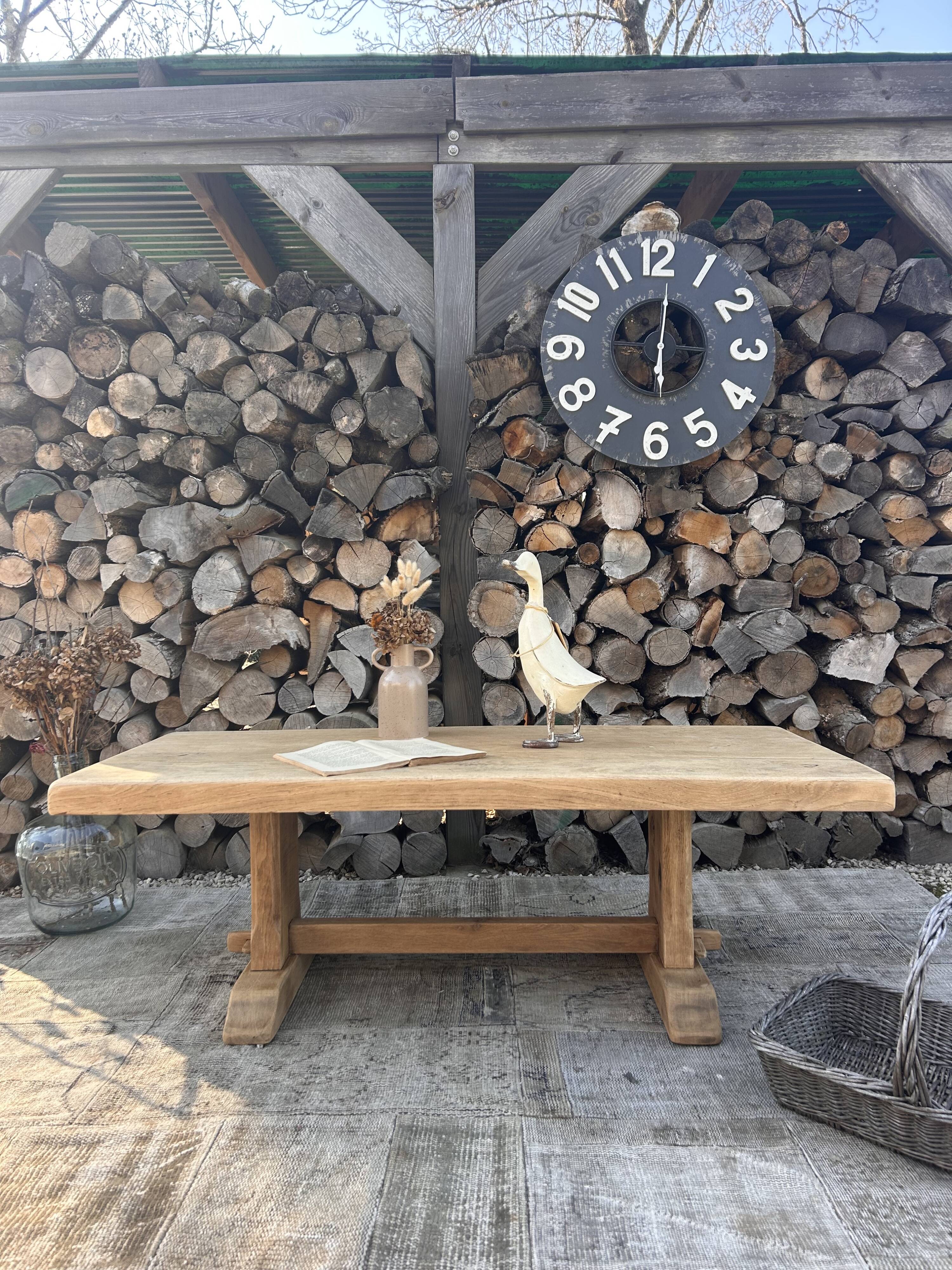 Renovated solid oak coffee table