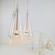 Italian Glass Fucsia 3 Pendant Lamp by Achille Castiglioni for Flos