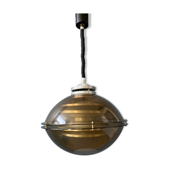 Vintage space age pendant lamp by Herda