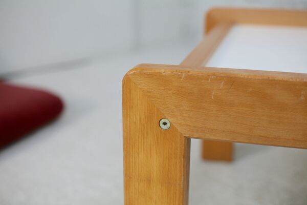 Paire de chauffeuses ''framboise'' d'André Sornay, France, circa 1960