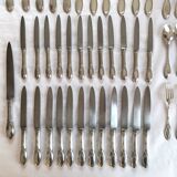 Silver-plated cutlery by Boulenger goldsmith 71 pieces