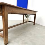 Grande table de ferme ancienne en noyer