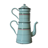 Pretty enamelled filter coffee maker