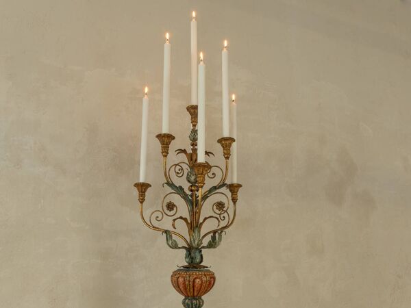 Lampadaire baroque, années 1960