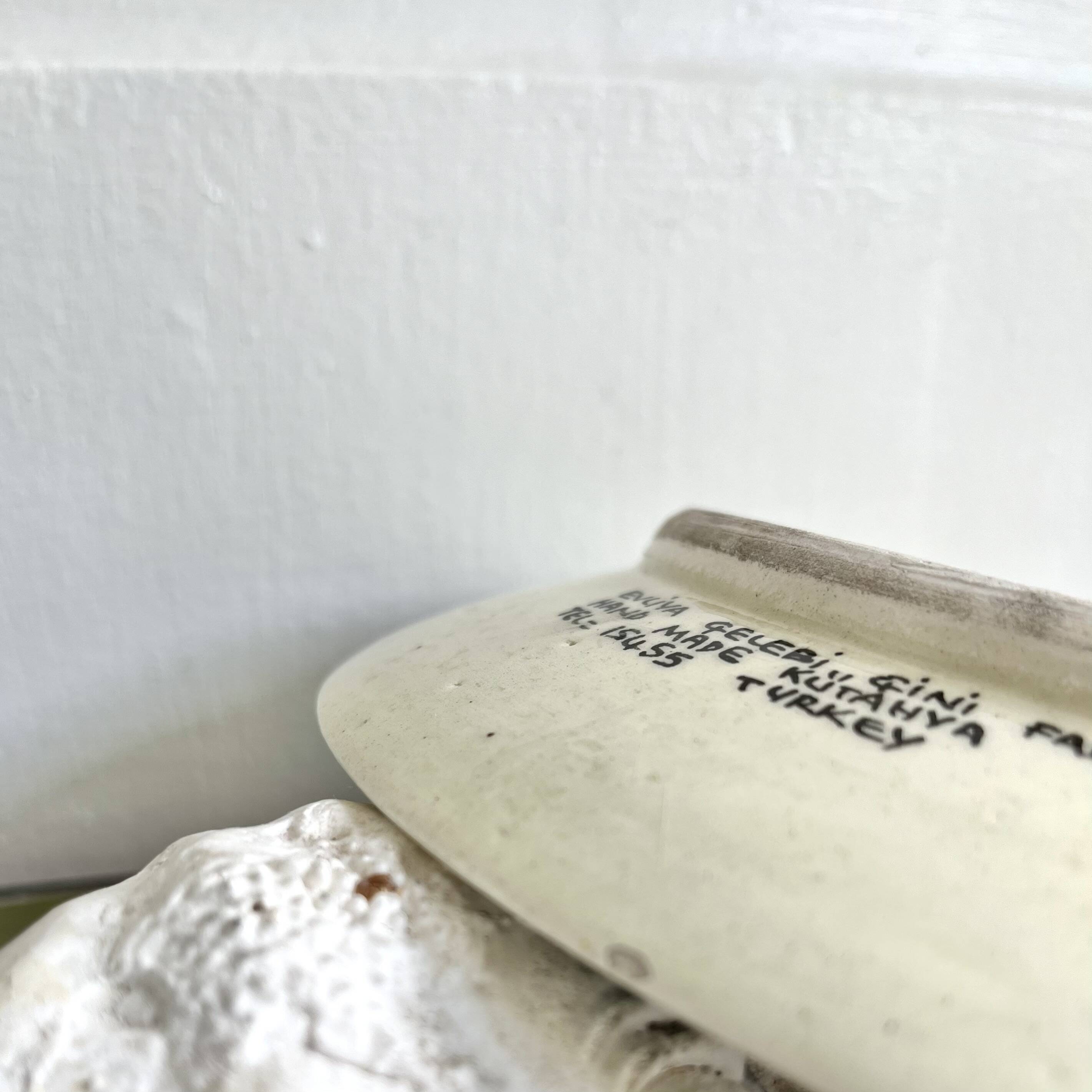 Antique ceramic plate from Türkiye