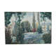 Country and village view - Oil on canvas signed at bottom right French School 20th