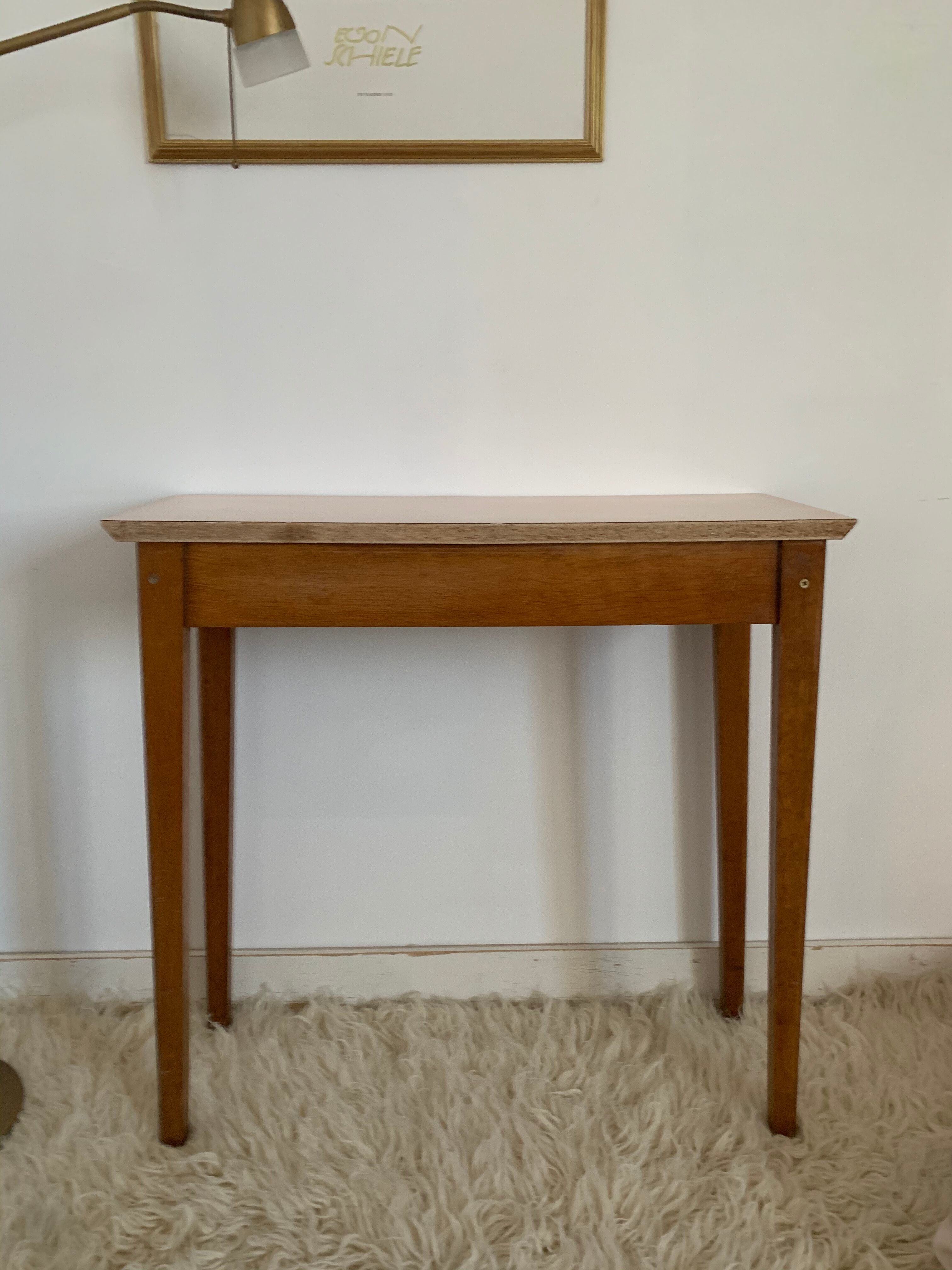 Console en chêne 1960