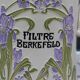 Fountain water filter art nouveau, porcelain