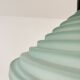 Vintage Aqua Green Honeycomb Glass Ceiling Lamp, 1980s Postmodern lamp