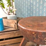 Brutalist tripod stool