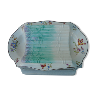 Longchamp earthenware asparagus dish