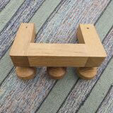 Coat rack with 3 hooks by Guillerme and Chambron