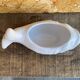 Vintage white ceramic fish sauce boat bruno evrard france