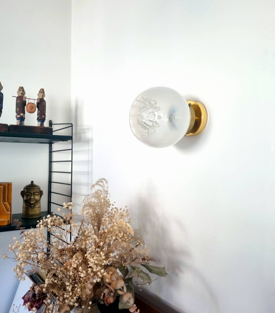 Farell globe wall light