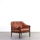 Mid-Century Oak & Leather Armchairs by Arne Norell for Coja, 1960s, Set 4